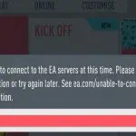 Corregir errores de conexión del servidor FIFA 21