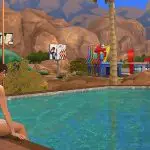 ¿Pueden los Sims nadar en estanques?